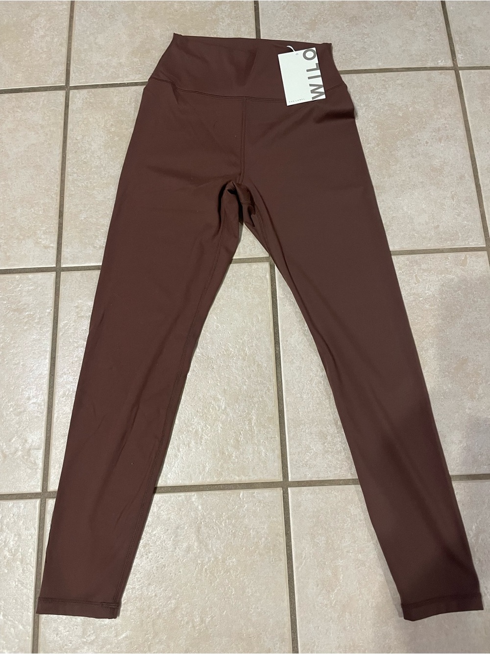 Wilo The Label 7/8 Legging in Chocolate Brown